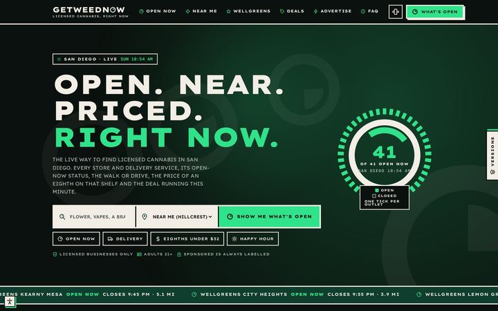 GetWeedNow concept